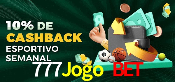 10% de bônus de cashback na 777Jogo Bet